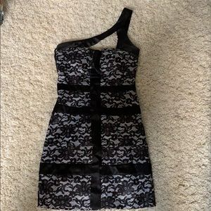 Black One Shoulder Dress